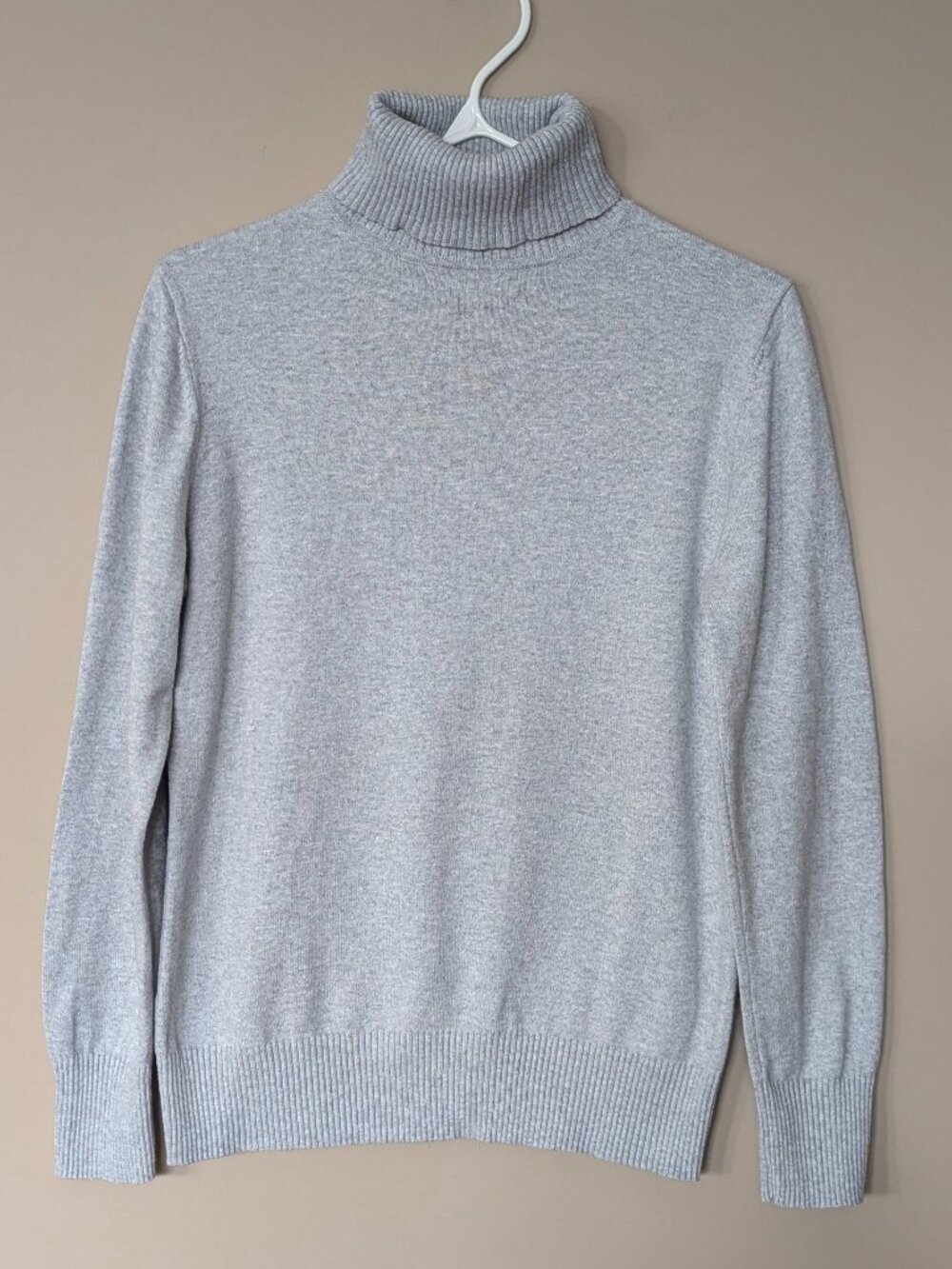 LL Bean Cotton/Cashmere Turtleneck Sweater